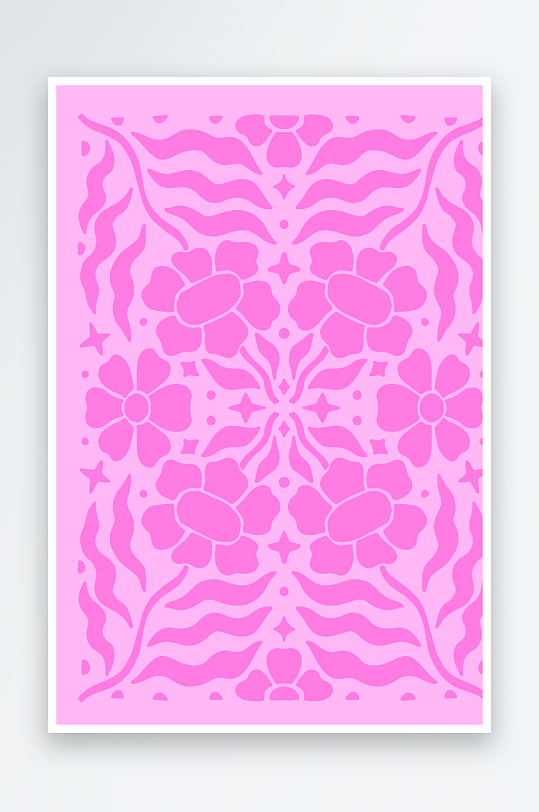 复古矢量潮流图案背景模版-众图网