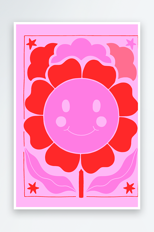 复古矢量潮流图案背景模版-众图网