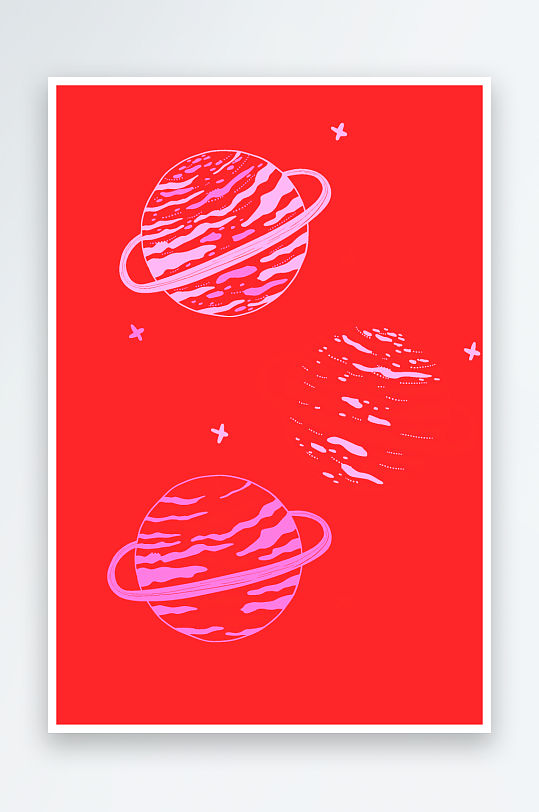 复古简约矢量潮流图案背景模版-众图网