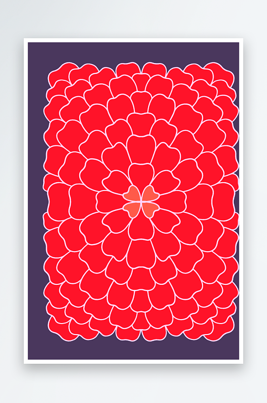 复古简约矢量潮流图案背景模版-众图网