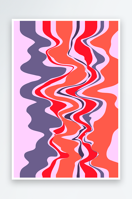 复古简约矢量潮流图案背景模版-众图网