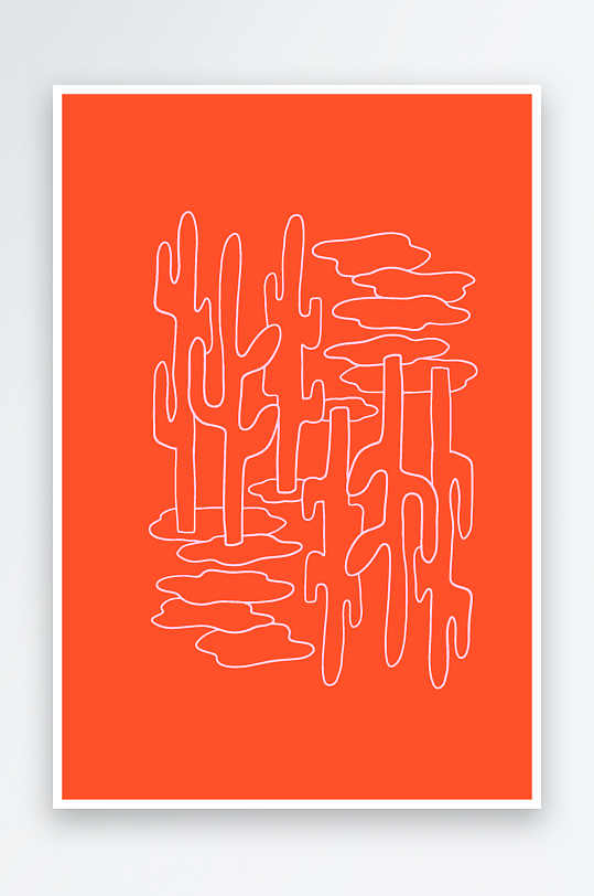 矢量复古潮流图案背景素材-众图网