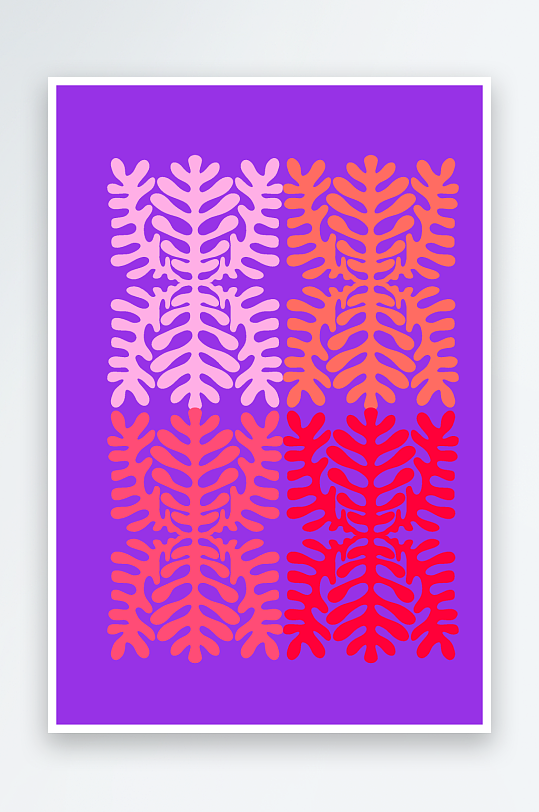 矢量复古潮流图案背景素材-众图网