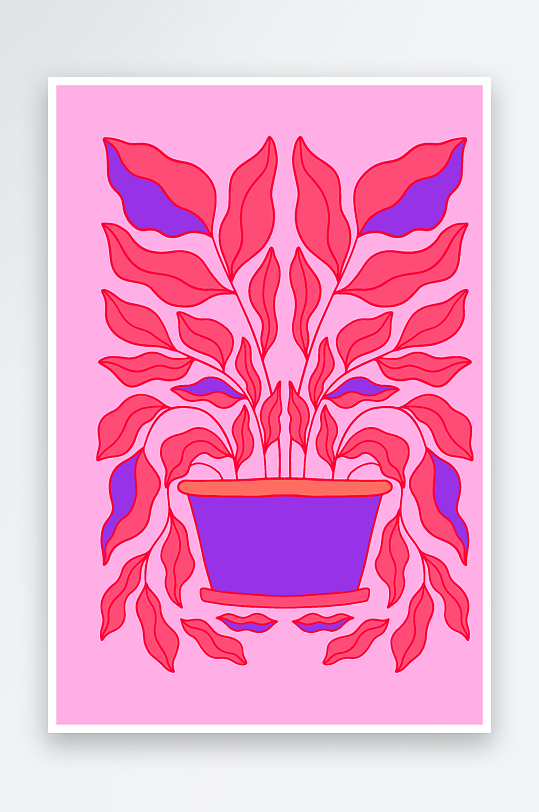 矢量潮流图案背景复古素材-众图网