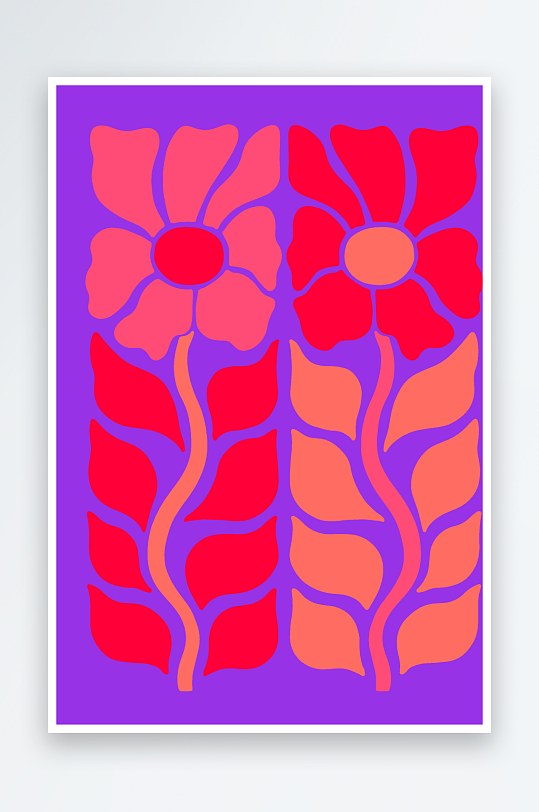 矢量潮流图案背景复古素材-众图网