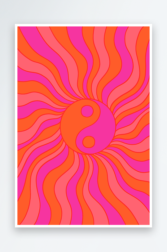 矢量潮流图案背景复古素材-众图网