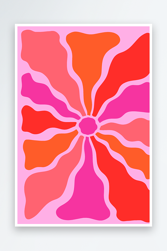 矢量复古潮流图案背景素材-众图网