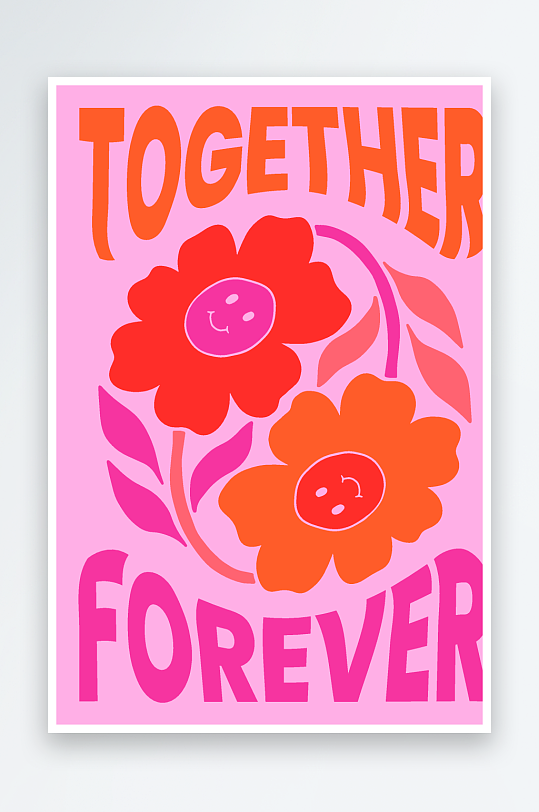 矢量复古潮流图案背景素材-众图网