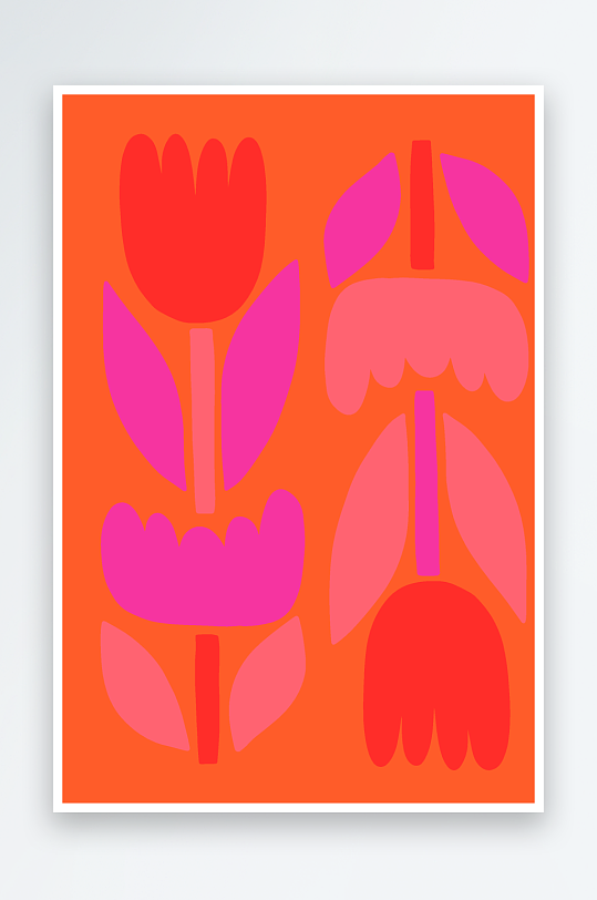 矢量复古潮流图案背景素材-众图网