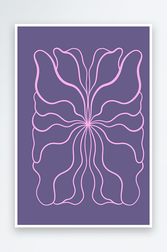 矢量复古潮流图案背景模版-众图网