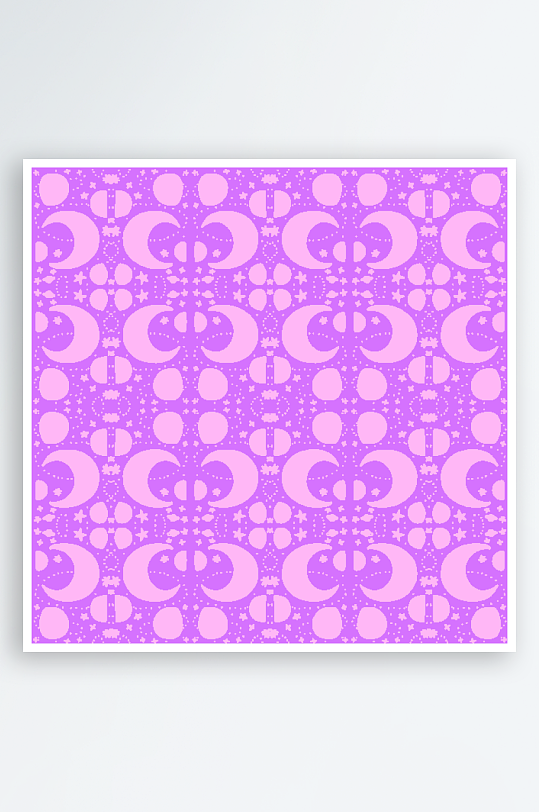 矢量复古潮流图案背景模版-众图网