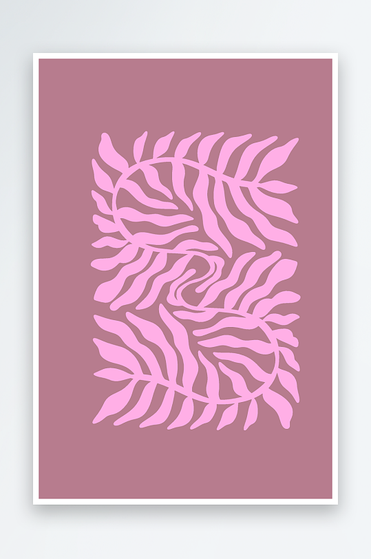 矢量复古潮流图案背景-众图网