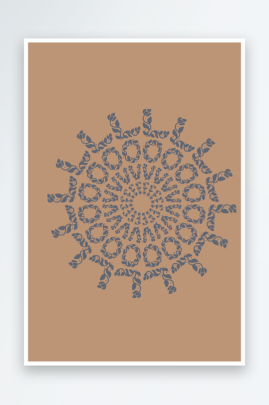 矢量复古潮流图案背景-众图网