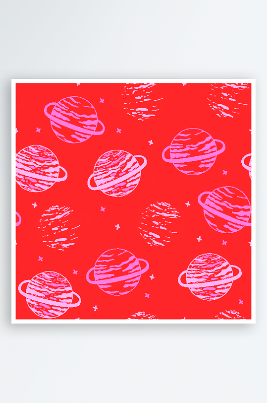 矢量简约复古潮流图案背景素材-众图网