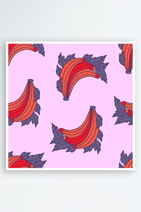 矢量简约复古潮流图案背景素材-众图网