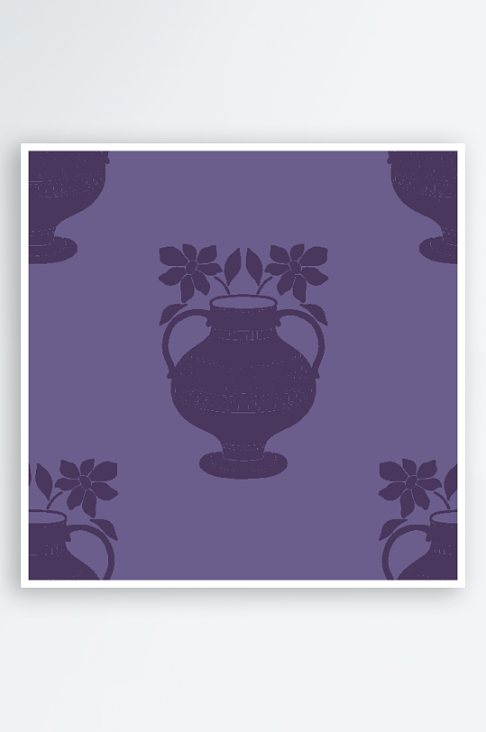 矢量简约复古潮流图案背景素材-众图网