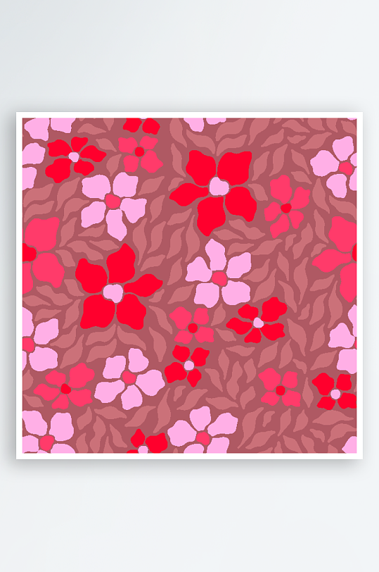 矢量简约复古潮流图案背景-众图网