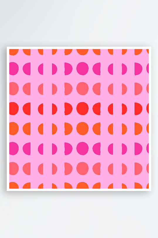 矢量简约复古潮流图案背景模版-众图网