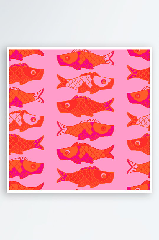 矢量复古潮流图案背景-众图网