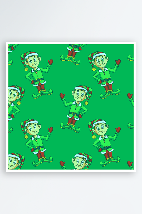 矢量圣诞底纹背景素材-众图网