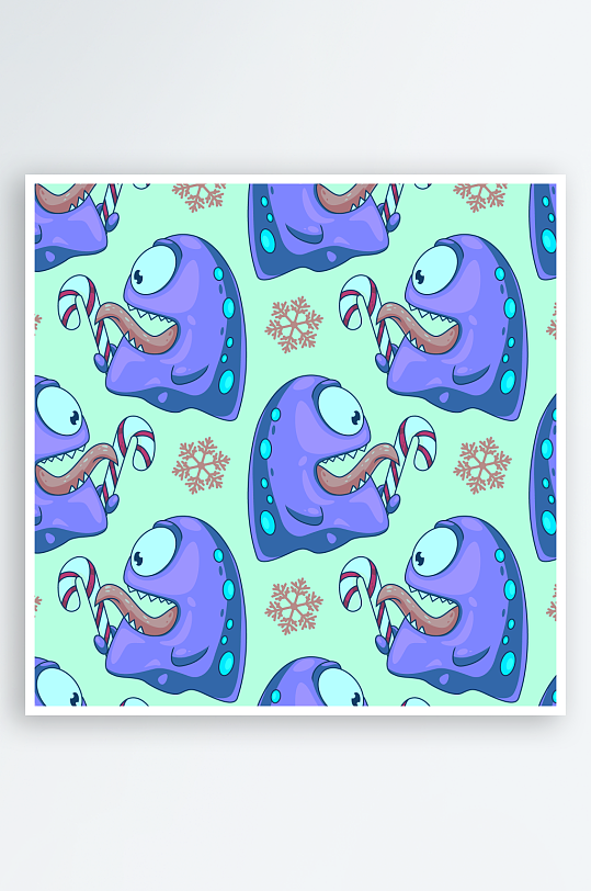 矢量圣诞底纹背景素材-众图网