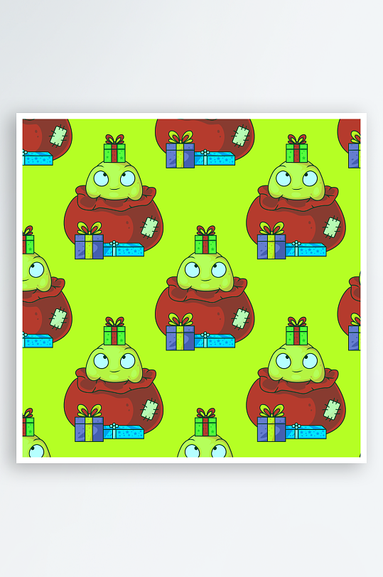 矢量圣诞底纹背景素材-众图网