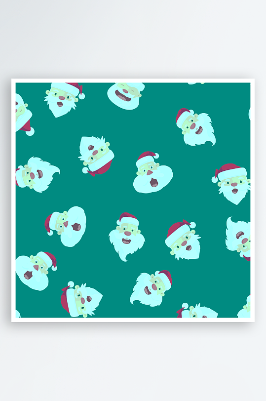 矢量圣诞底纹背景模版-众图网