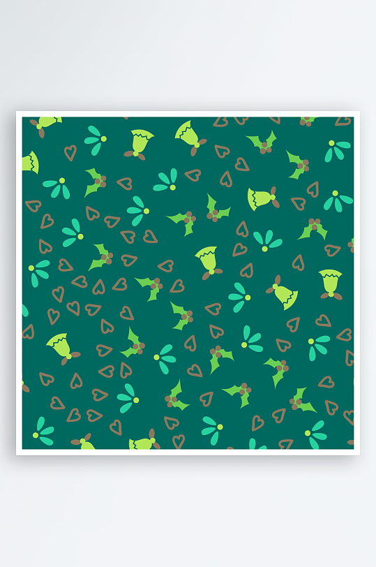 矢量圣诞底纹背景模版-众图网