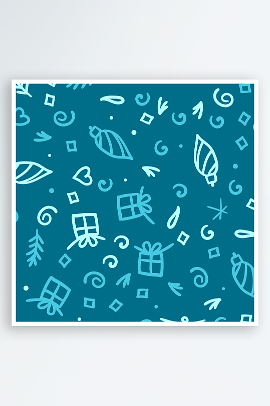 矢量圣诞底纹背景模版-众图网