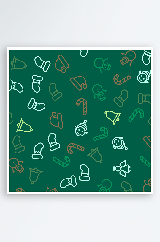 矢量圣诞底纹背景模版素材-众图网