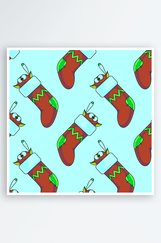 矢量圣诞底纹背景模版素材-众图网