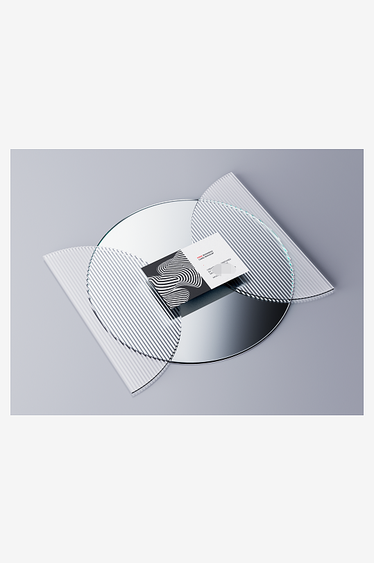 名片卡片场景展示vi样机商务模板-众图网