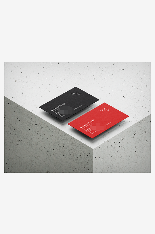 名片卡片场景展示vi样机商务模板-众图网