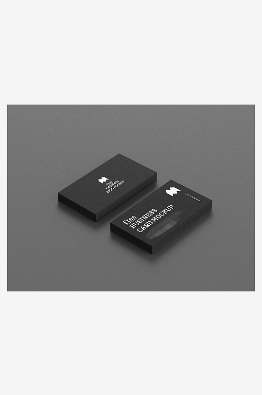 名片卡片场景展示vi样机商务模板-众图网