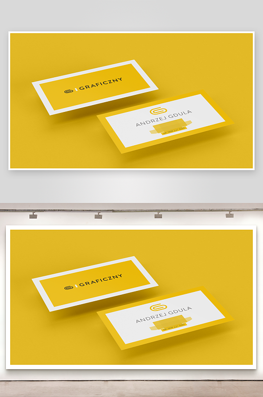 名片卡片场景展示vi样机商务模板公司-众图网