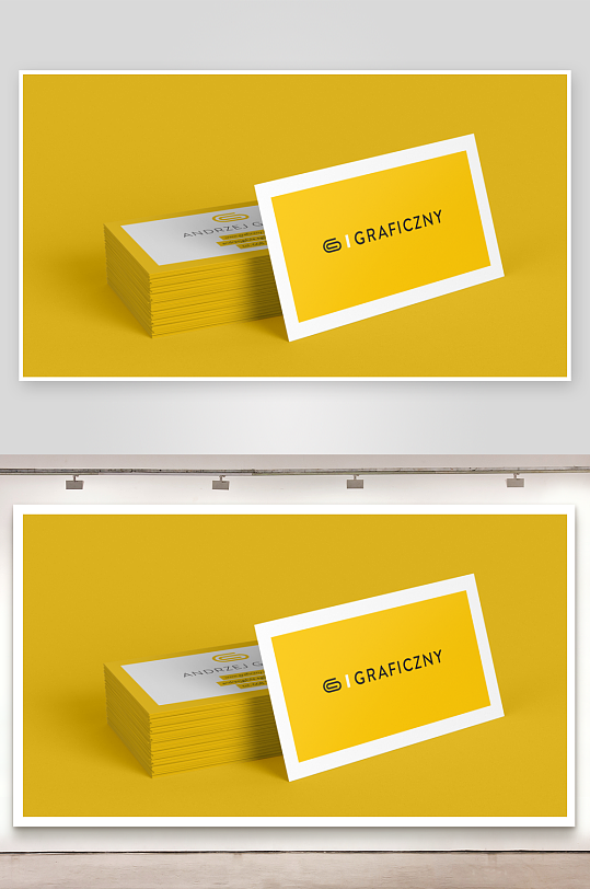 名片卡片场景展示vi样机商务模板公司-众图网