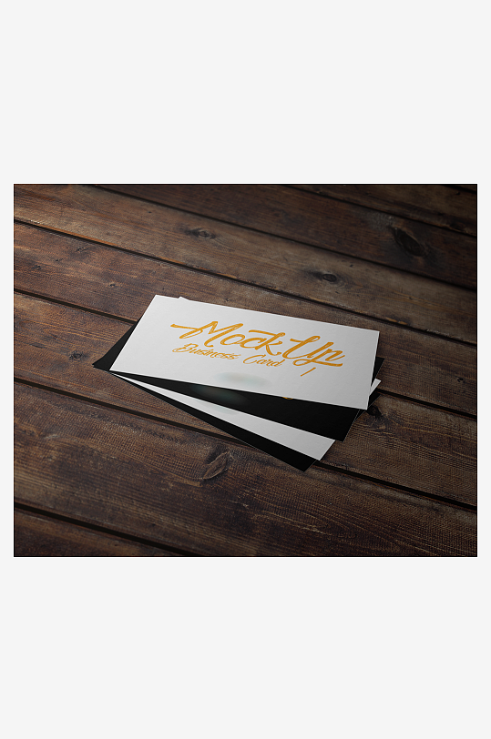 名片卡片场景展示vi样机商务模板-众图网