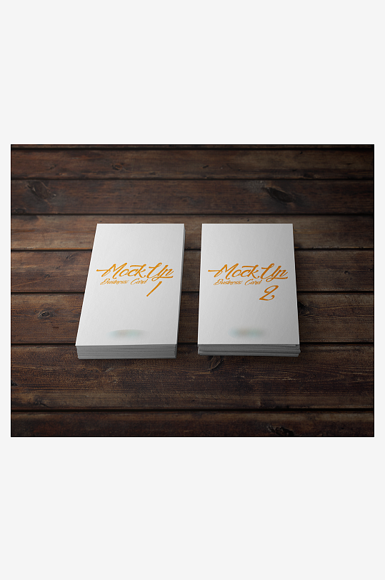 名片卡片场景展示vi样机商务模板-众图网