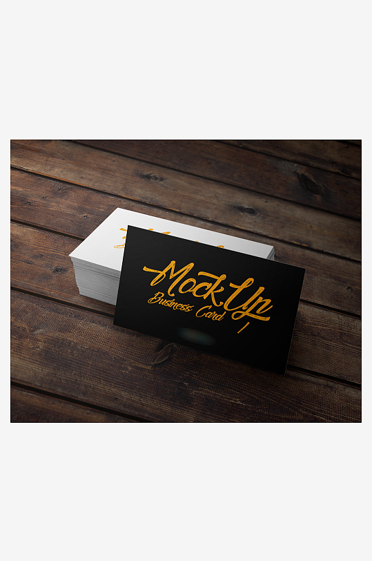 名片卡片场景展示vi样机商务模板-众图网