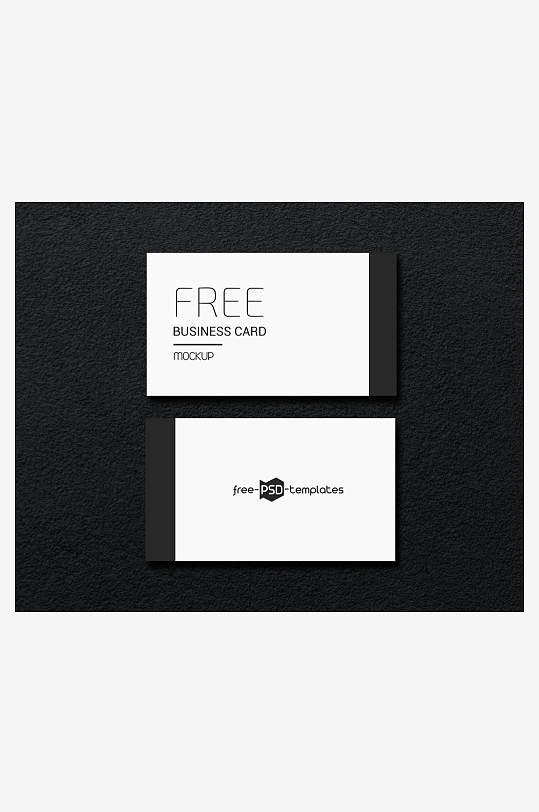 名片卡片场景展示vi样机商务模板-众图网