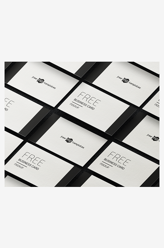 名片卡片场景展示vi样机商务模板企业-众图网