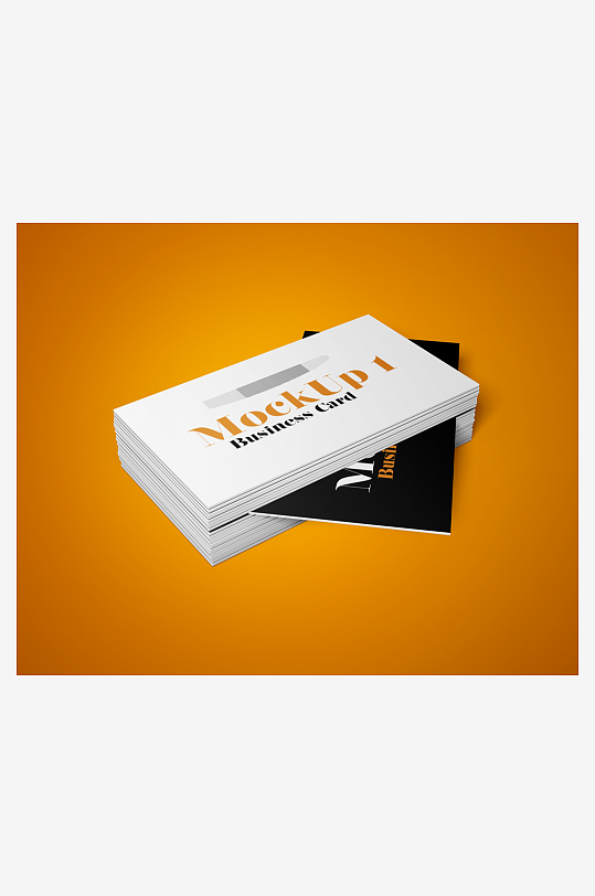 名片卡片场景展示vi样机商务模板企业-众图网