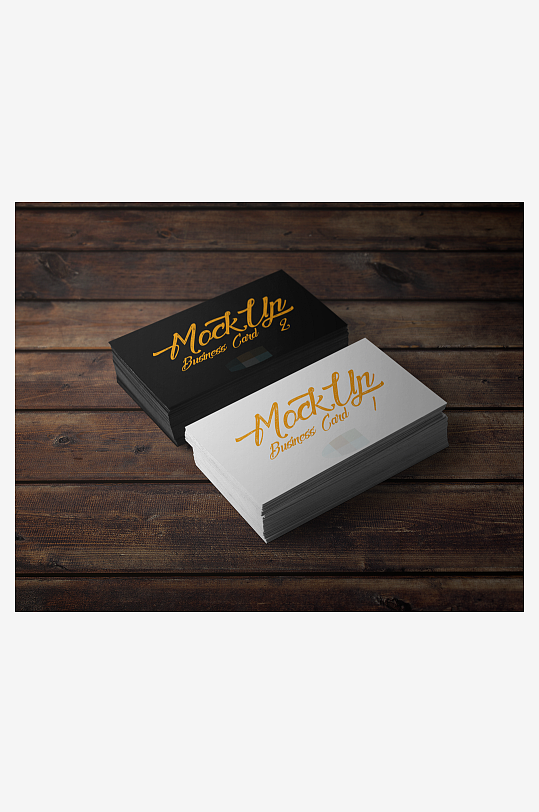 名片卡片场景展示vi样机商务模板企业-众图网