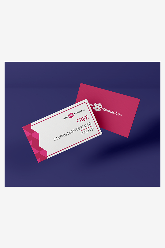 名片卡片场景展示vi样机商务模板企业-众图网