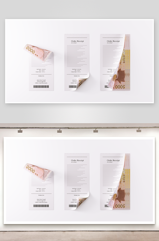 票据超市vi样机模板-众图网