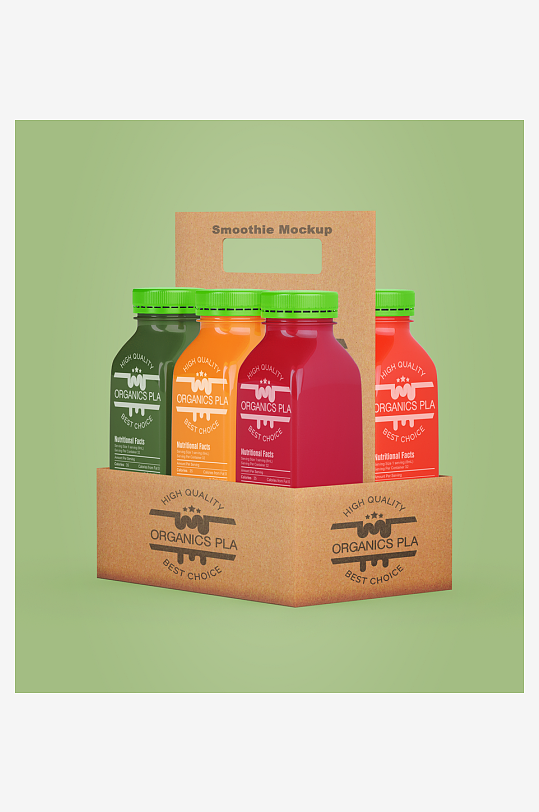 塑料瓶瓶子样机模板素材-众图网