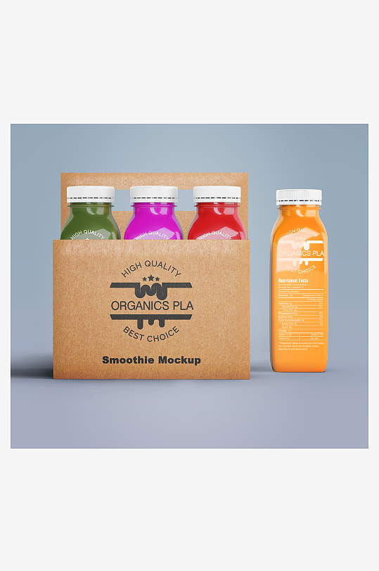 塑料瓶瓶子样机模板素材-众图网