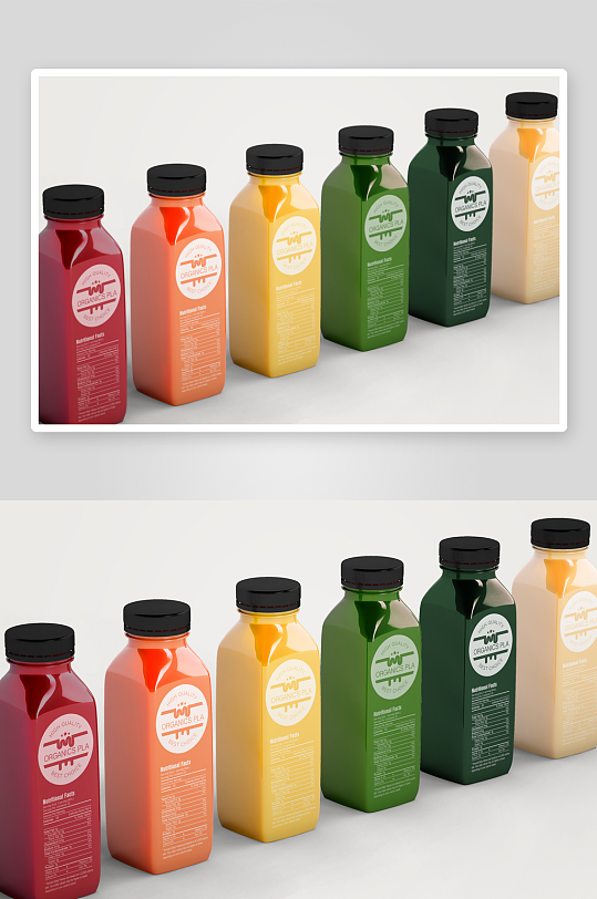 塑料瓶瓶子样机模板素材-众图网