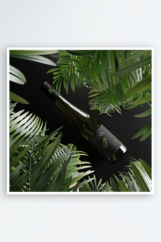 酒瓶瓶子样机模板素材-众图网