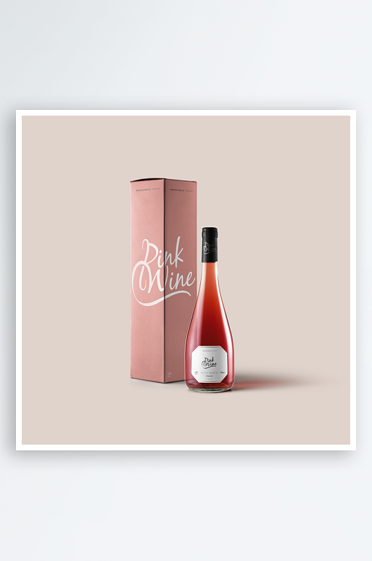 酒瓶瓶子样机模板素材-众图网